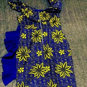 African print dress